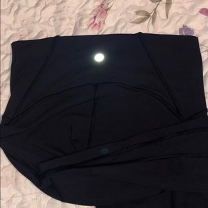 Lulu lemon cropped leggings navy blue